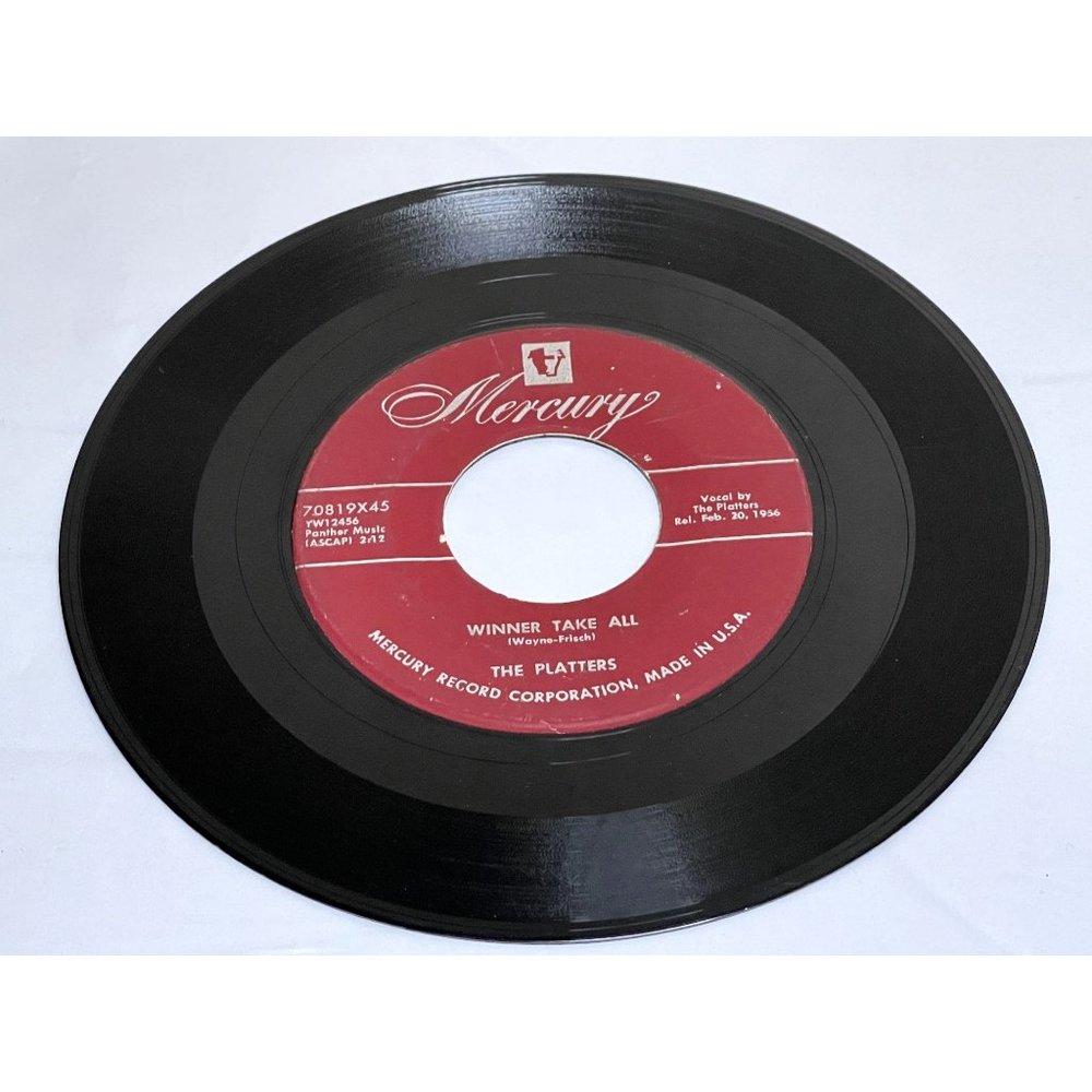 The Platters Winner Takes All The Magic Touch 70819x45 Rock, Pop VG Condition Vi